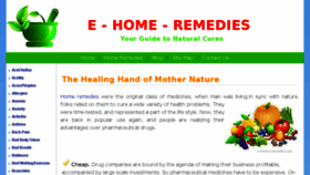 What E-home-remedies.com website looked like in 2017 (6 years ago)