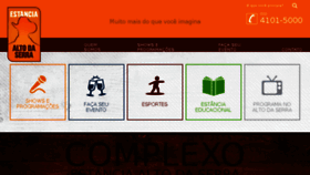 What Estanciaaltodaserra.com.br website looked like in 2017 (6 years ago)