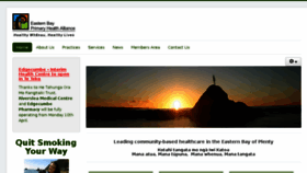 What Ebpha.org.nz website looked like in 2017 (8 years ago)