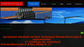 What Ekosolary.pl website looked like in 2017 (7 years ago)