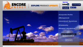 What Encore-energy.com website looked like in 2017 (7 years ago)