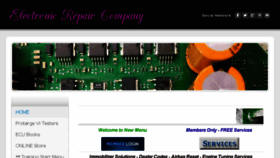 What Electronicrepairegypt.com website looked like in 2017 (6 years ago)