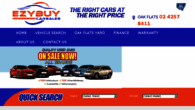 What Ezybuycarsales.com.au website looked like in 2017 (7 years ago)