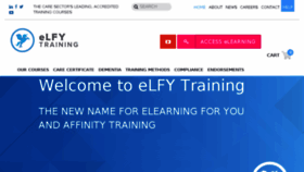 What Elearningforyou.co.uk website looked like in 2017 (6 years ago)