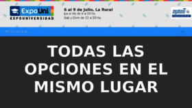What Expouniversidad.com website looked like in 2017 (7 years ago)