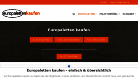 What Europaletten-kaufen.eu website looked like in 2017 (7 years ago)