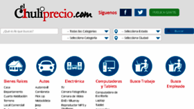 What Elchuliprecio.com website looked like in 2017 (7 years ago)