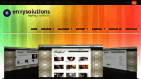 What Envysolutions.co.uk website looked like in 2017 (6 years ago)
