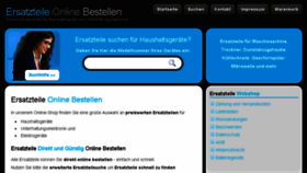 What Ersatzteile-online-bestellen.de website looked like in 2017 (7 years ago)