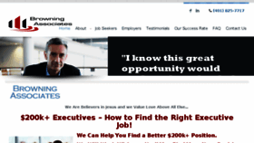 What Executivejobsearch.net website looked like in 2017 (6 years ago)