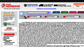What Encre-hermane.fr website looked like in 2017 (6 years ago)