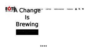 What Eotecoffee.com website looked like in 2017 (6 years ago)