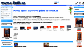 What E-butik.cz website looked like in 2017 (7 years ago)