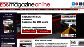 What Eos-magazine.com website looked like in 2017 (6 years ago)