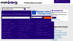 What Emploialgerie.com website looked like in 2017 (6 years ago)