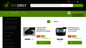 What Ekodiely.sk website looked like in 2017 (6 years ago)