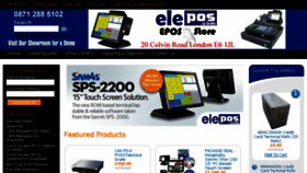 What Elepos.com website looked like in 2017 (7 years ago)