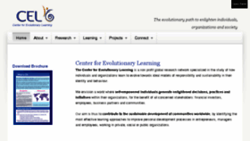 What Evolutionary-learning.org website looked like in 2017 (6 years ago)