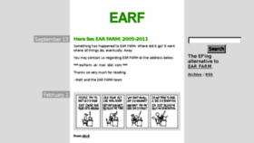 What Earfarm.com website looked like in 2017 (6 years ago)
