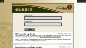 What Elearn.chemeketa.edu website looked like in 2017 (6 years ago)