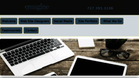 What Emaginedesigns.com website looked like in 2017 (6 years ago)