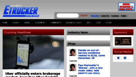 What Etrucker.com website looked like in 2017 (6 years ago)