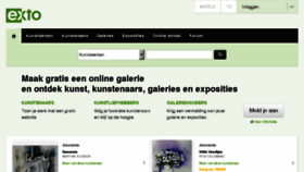 What Exto.nl website looked like in 2017 (6 years ago)