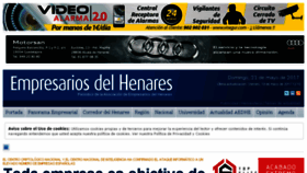 What Empresariosdelhenares.es website looked like in 2017 (7 years ago)