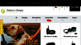 What Elektro-obojky.cz website looked like in 2017 (6 years ago)