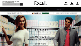 What Excelclothing.com website looked like in 2017 (6 years ago)