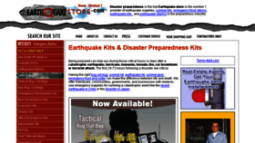 What Earthquakestore.com website looked like in 2017 (7 years ago)