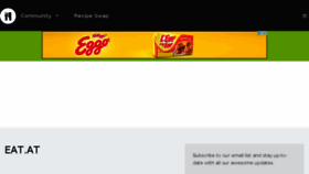What Eat.at website looked like in 2017 (6 years ago)