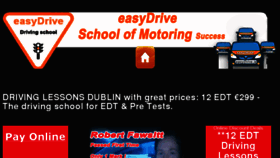 What Easydrivedublin-drivinglessonsdublin.com website looked like in 2017 (7 years ago)