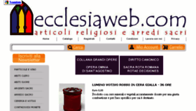 What Ecclesiaweb.com website looked like in 2017 (7 years ago)