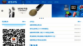What Esys.cc website looked like in 2017 (8 years ago)