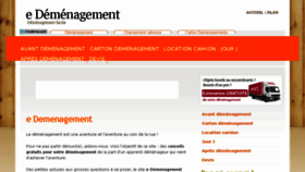 What E-demenagement.fr website looked like in 2017 (6 years ago)