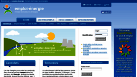 What Emploi-energie.com website looked like in 2017 (6 years ago)