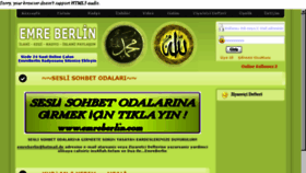 What Emreberlin.com website looked like in 2017 (6 years ago)
