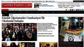What Esenlerhaber.com website looked like in 2017 (8 years ago)