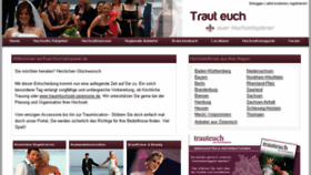 What Euer-hochzeitsplaner.de website looked like in 2017 (6 years ago)