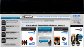 What Ewindsurf.fr website looked like in 2017 (6 years ago)