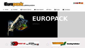 What Europackitaly.com website looked like in 2017 (6 years ago)