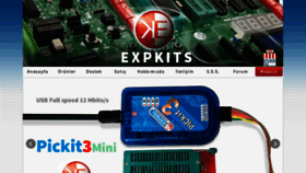 What Expkits.com website looked like in 2017 (6 years ago)