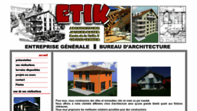 What Etik.ch website looked like in 2017 (6 years ago)