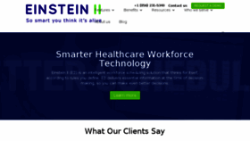 What Einsteinii.com website looked like in 2017 (6 years ago)