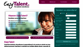 What Easytalent.nl website looked like in 2017 (6 years ago)