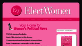 What Electwomen.com website looked like in 2017 (6 years ago)