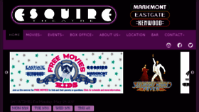 What Esquiretheatre.com website looked like in 2017 (6 years ago)