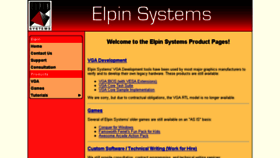 What Elpin.com website looked like in 2017 (6 years ago)