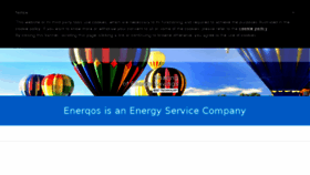 What Enerqos.com website looked like in 2017 (6 years ago)